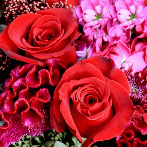 foxgloves flowers victoria bc florist sensual hand tied bouquet - Sensual Hand-tied Bouquet