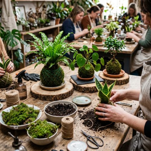 A new MONTHLY ritual! kokedama workshop - A new MONTHLY ritual!